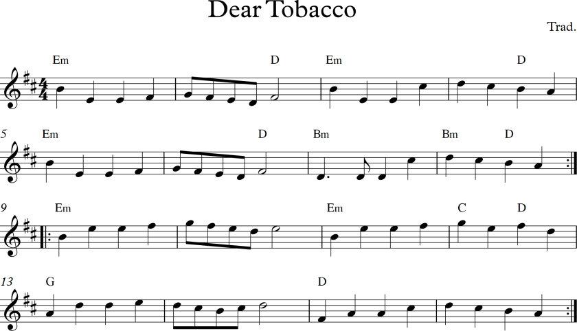 Dear Tobacco