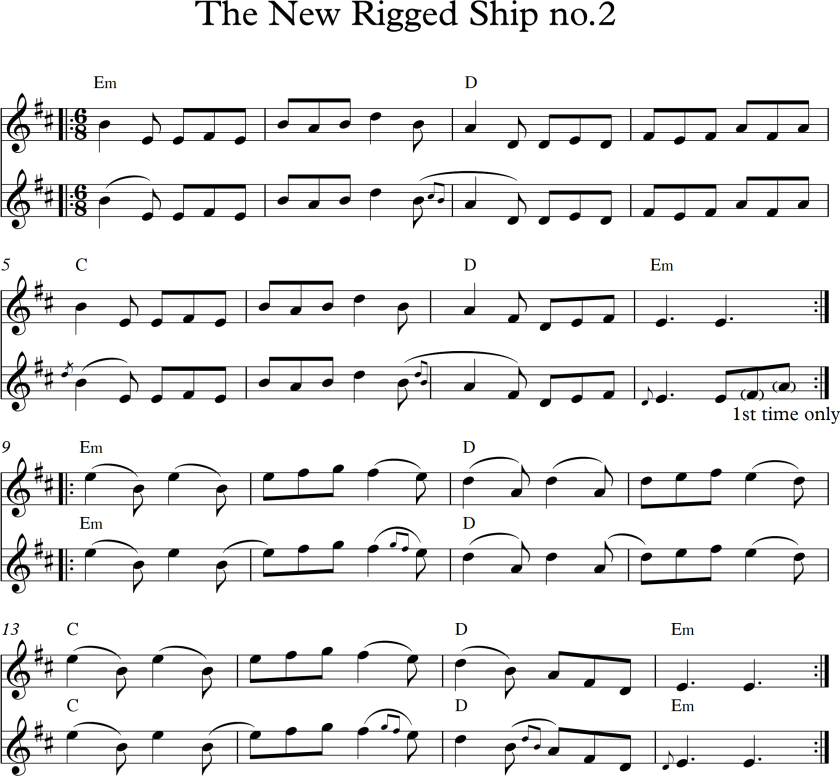 The New Rigged Ship no 2