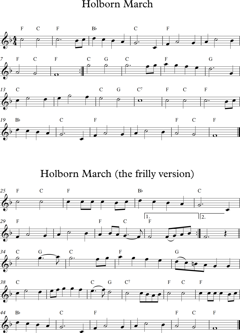 Holborn March