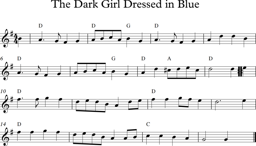 The Dark Girl Dressed in Blue