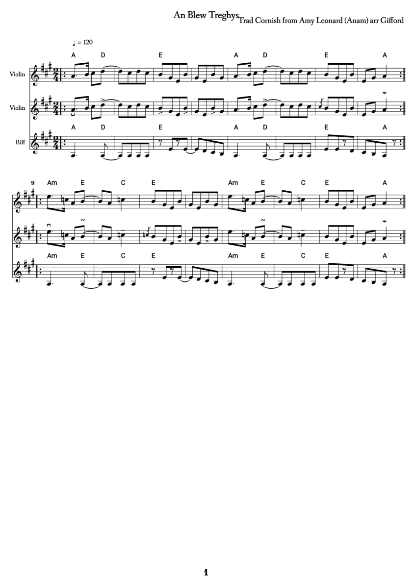 An Blew Treghys with Ornaments-1