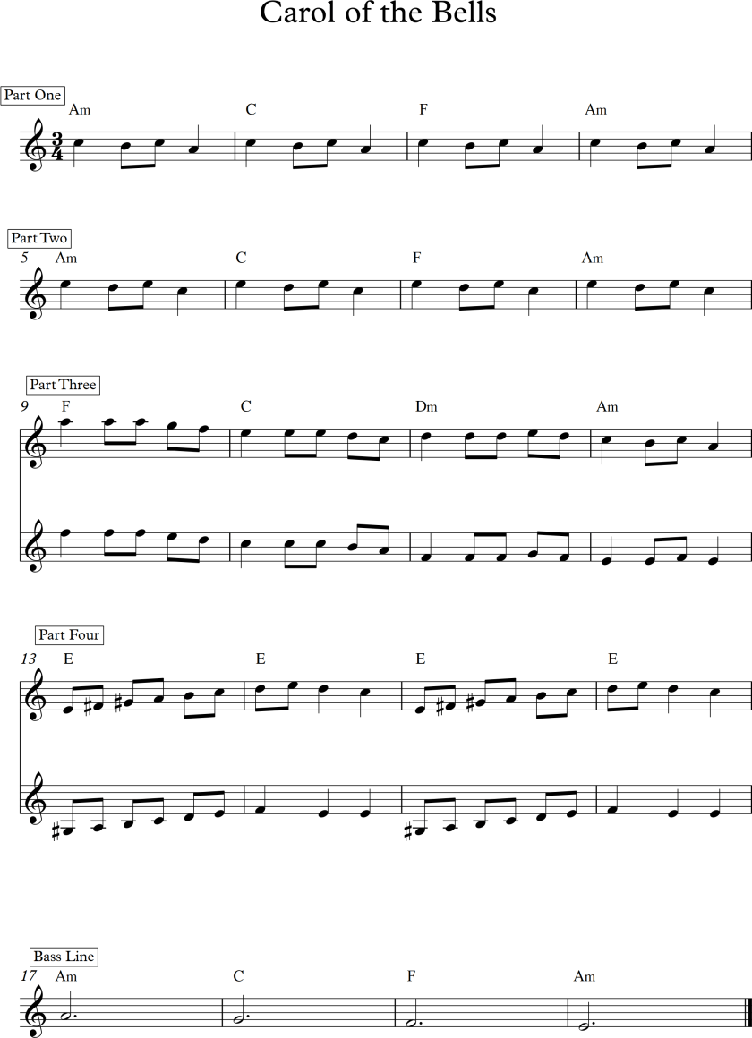 Carol of the Bells